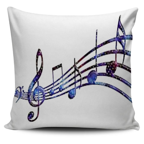 MUSICAL NOTES PILLOW COVER