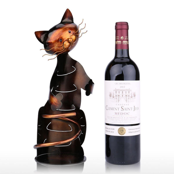 Sculptured Cat Wine Holder - TSP Top Selling Products