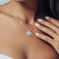 TO MY MOM NECKLACE WITH MESSAGE CARD