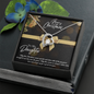 MERRY CHRISTMAS FOREVER LOVE NECKLACE - TO MY DAUGHTER