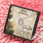 MERRY CHRISTMAS FOREVER LOVE NECKLACE - TO MY DAUGHTER