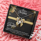 MERRY CHRISTMAS FOREVER LOVE NECKLACE - TO MY DAUGHTER