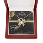 MERRY CHRISTMAS FOREVER LOVE NECKLACE - TO MY DAUGHTER