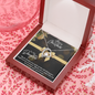 MERRY CHRISTMAS FOREVER LOVE NECKLACE - TO MY DAUGHTER