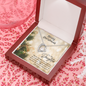 MERRY CHRISTMAS FOREVER LOVE NECKLACE - TO MY DAUGHTER