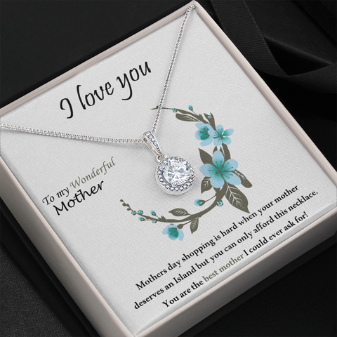 BEAUTIFUL ETERNAL HOPE NECKLACE  GIFT FOR MOTHER'S DAY
