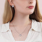 MOTHERS DAY GIFT LOVE KNOT NECKLACE & EARRINGS SET WITH MESSAGE CARD