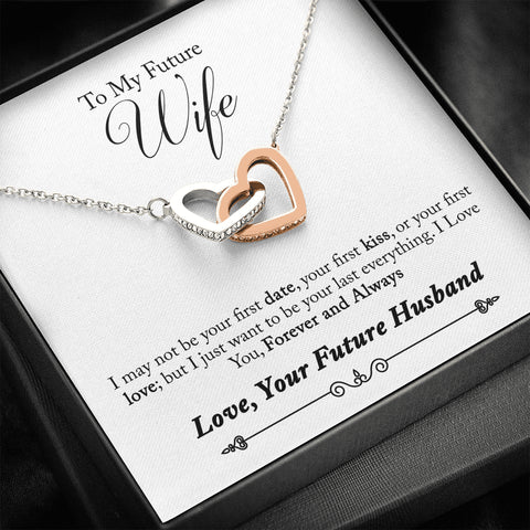 TO MY FUTURE WIFE - INTERLOCKING HEARTS NECKLACE