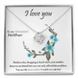 LOVE KNOT NECKLACE WITH MESSAGE CARD GIFT