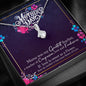 ALLURING BEAUTY LUXURY NECKLACE GIFT FOR MOM WITH MESSAGE CARD