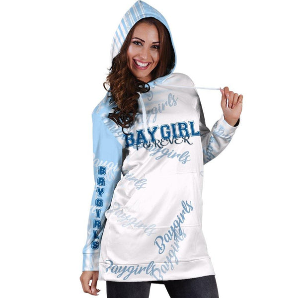 BAYGIRL FOREVER BLUE HOODIE DRESS - TSP Top Selling Products