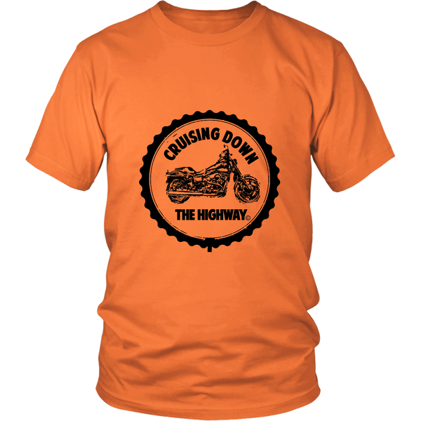 Orange Biker T-Shirt