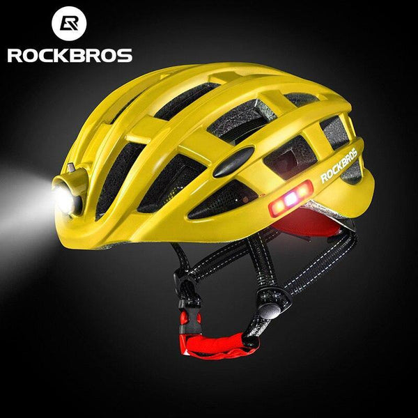 WATERPROOF USB BICYCLE HELMET WITH LIGHT - TSP Top Selling Products