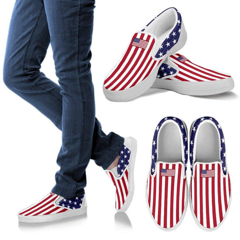 AMERICAN FLAG MEN’S SLIP-ON’S - TSP Top Selling Products