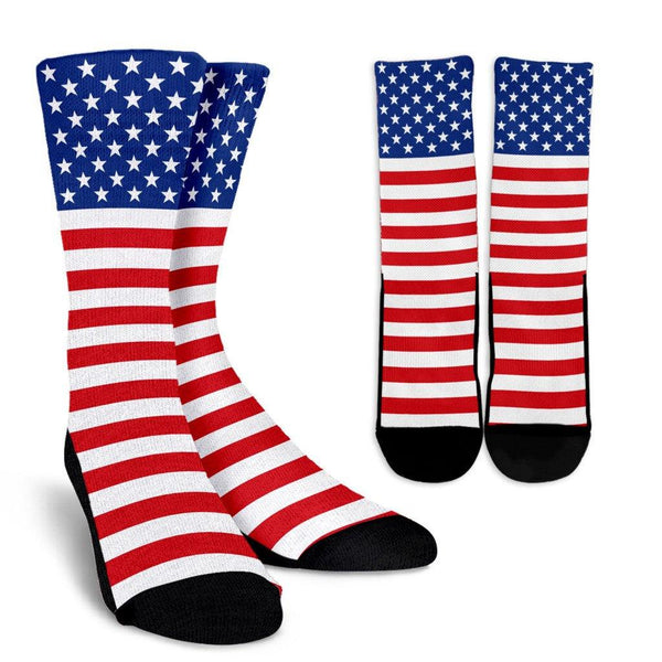 American Flag Crew Socks