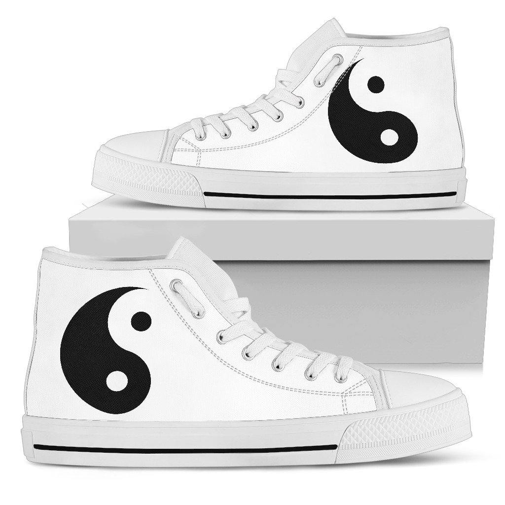 Yin Yang Womens High Top Black - TSP Top Selling Products