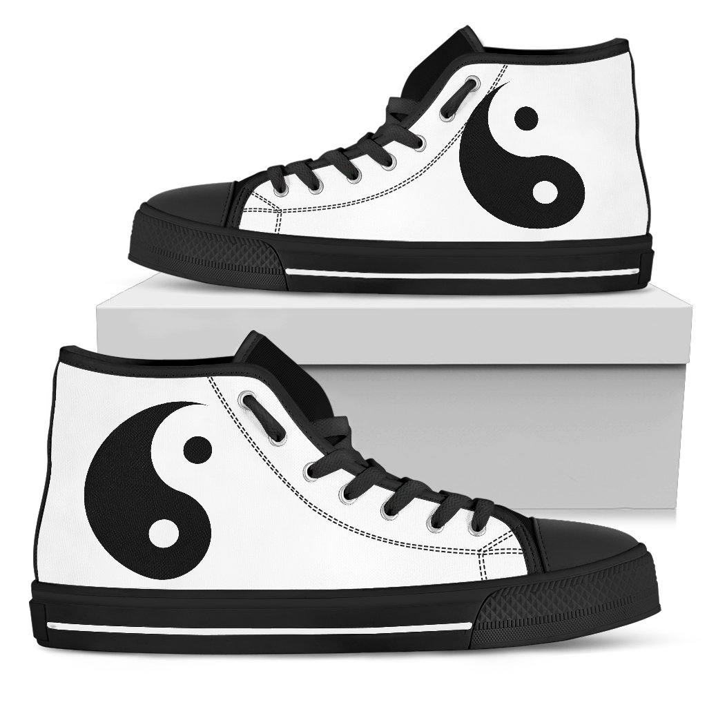 Yin Yang Womens High Top White - TSP Top Selling Products