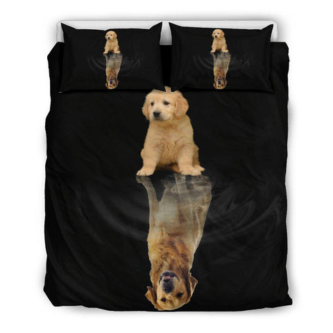 GOLDEN RETRIEVER DREAM BEDDING SET - TSP Top Selling Products
