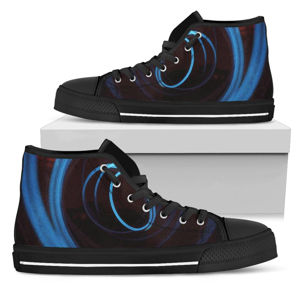 Women's High Tops Swirls (Black Soles) - TSP Top Selling Products