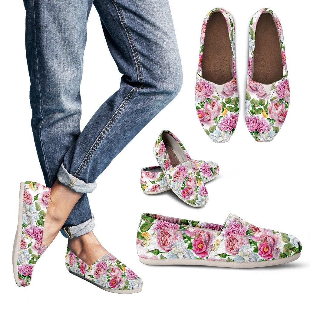 Watercolor Floral Women's Casual Shoes - TSP Top Selling Products