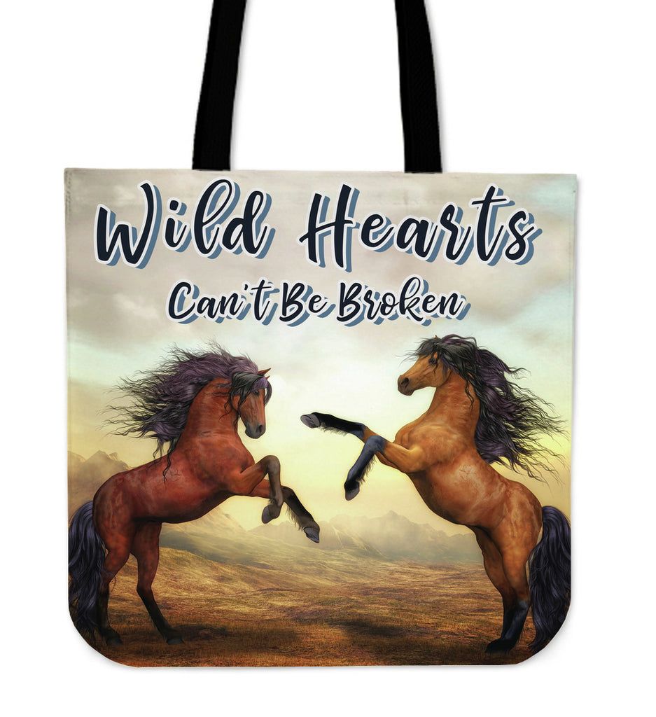 WILD HEARTS CAN'T BE BROKEN TOTE BAG