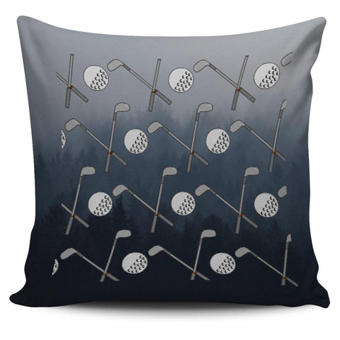 GOLF DESIGN PILLOW COVER - GREY - TSP Top Selling Products