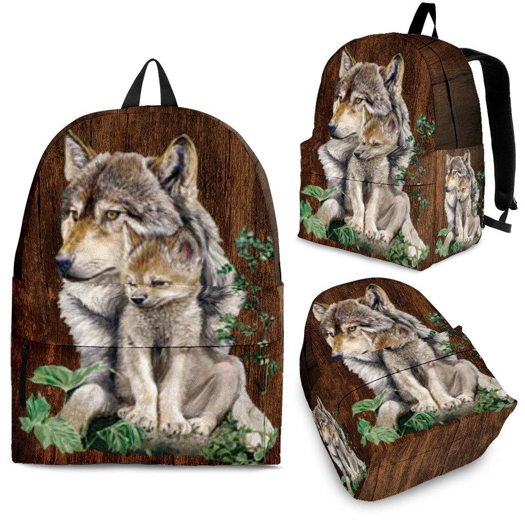 Wolf & Puppy Backpack - TSP Top Selling Products