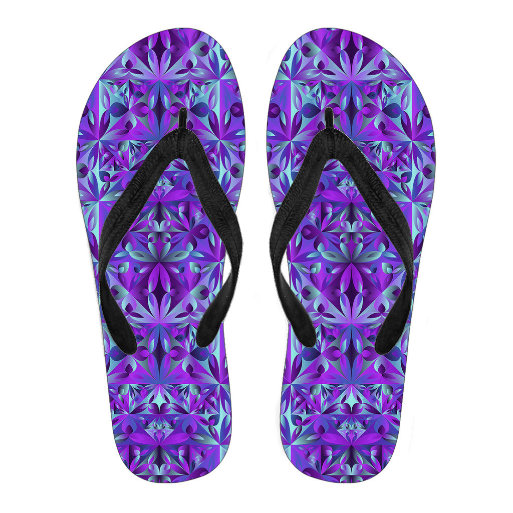 Psychedelic Violet Women's Flip Flops