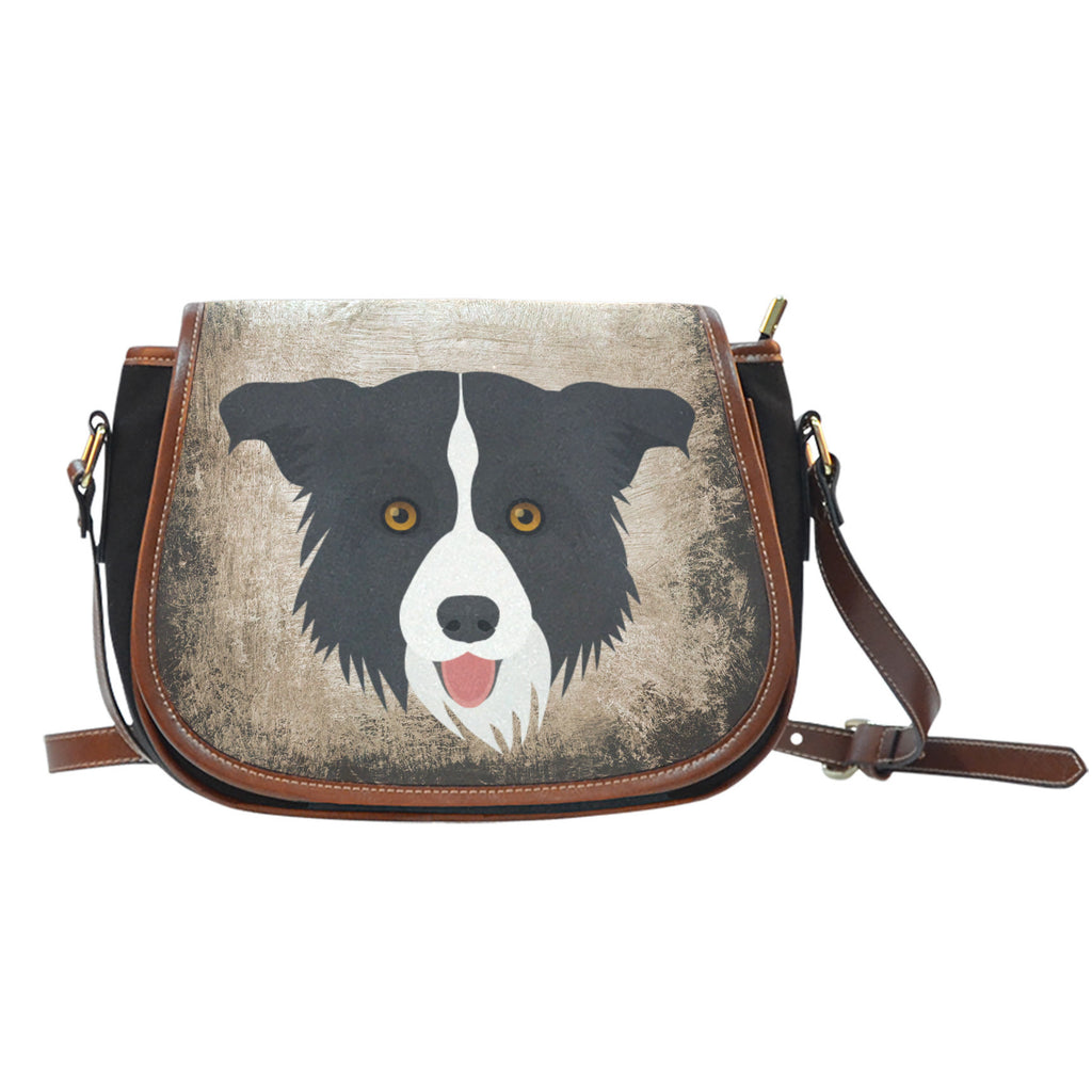 BORDER COLLIE SADDLE BAG