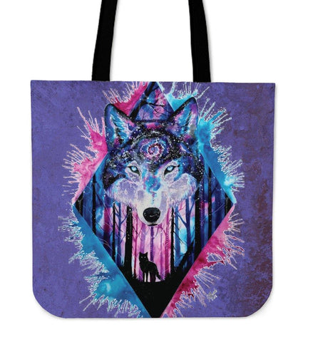 ARTIC WOLF SPLASH TOTE BAG - TSP Top Selling Products