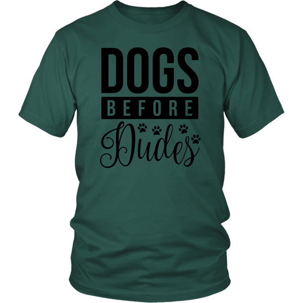 DOGS BEFORE DUDES UNISEX T-SHIRT - TSP Top Selling Products
