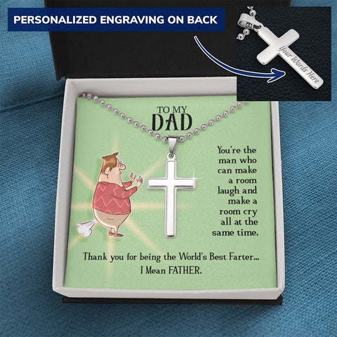 CROSS NECKLACE - TO MY DAD