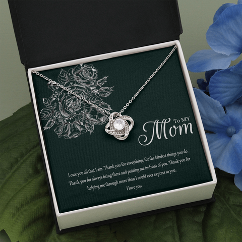 LOVE KNOT NECKLACE - MOM GIFT FOR MOTHER'S DAY