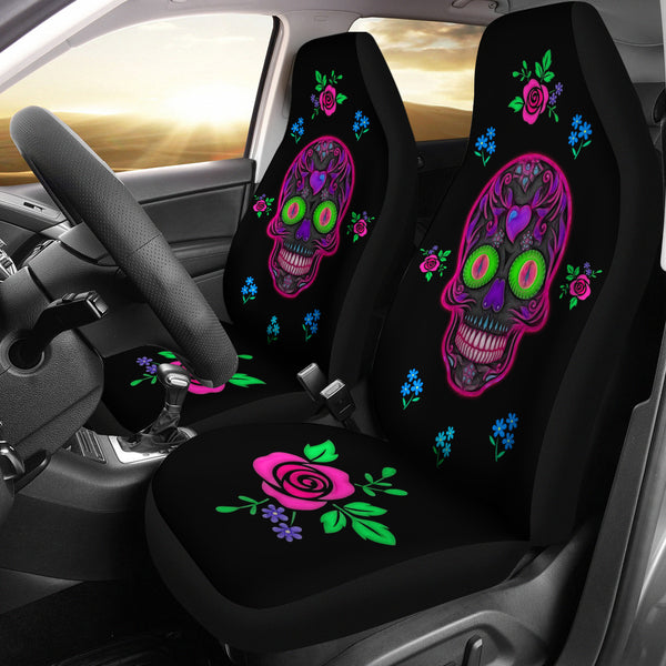 WICKED SKULLS CAR SEAT COVERS