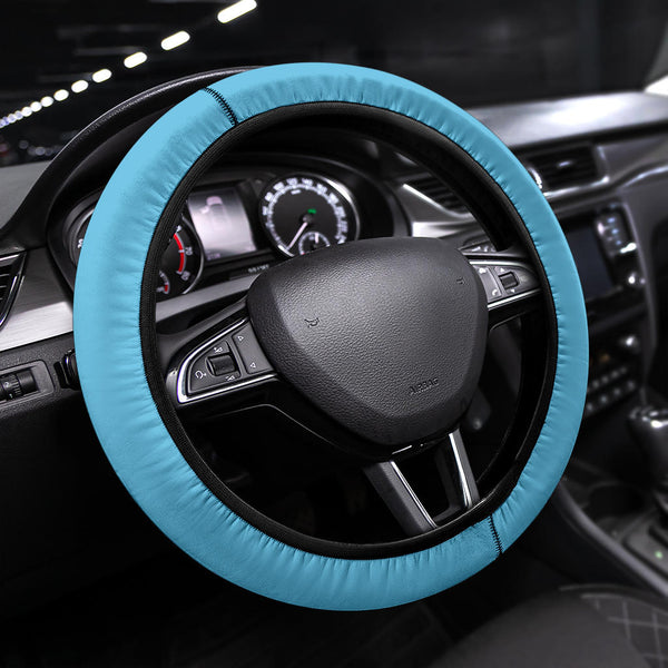 Light Blue Steering Wheel Cover
