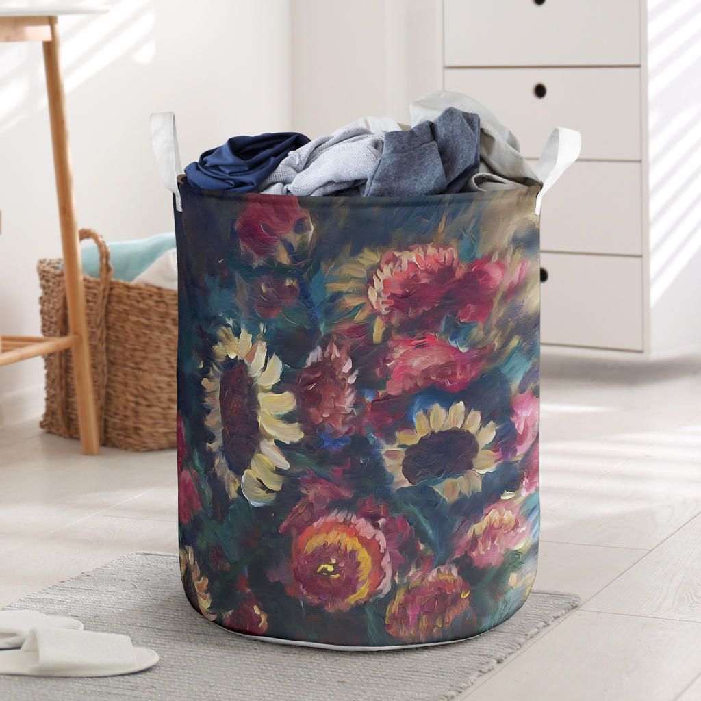 The Sunflower Bouquet Laundry Basket from Fine Art Painting