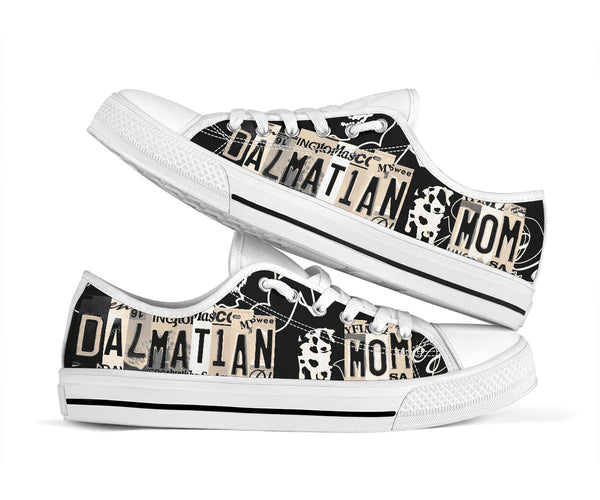 DALMATIAN MOM LOW TOP SHOES