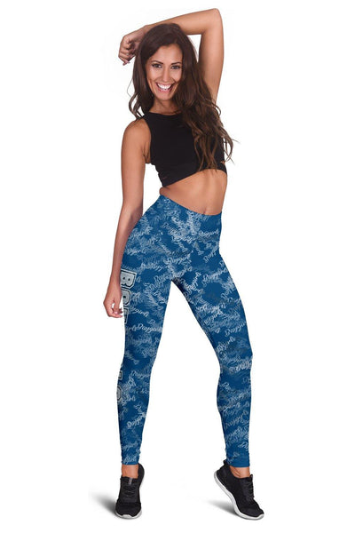 BAYGIRL LEGGINGS BLUE - TSP Top Selling Products