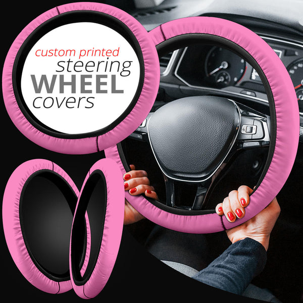 Light Pink Steering Wheel Cover
