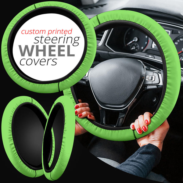 Light Green Steering Wheel Cover