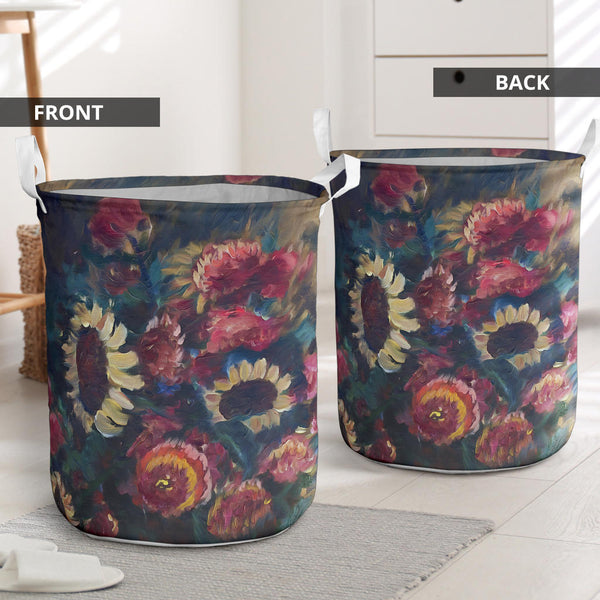 The Sunflower Bouquet Laundry Basket from Fine Art Painting