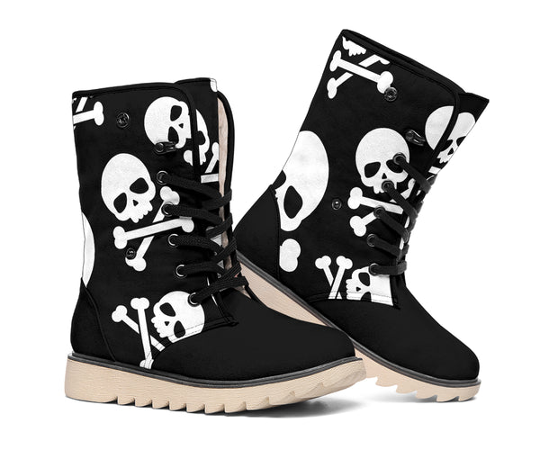 Skull & Crossbones Polar Boots