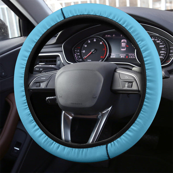 Light Blue Steering Wheel Cover