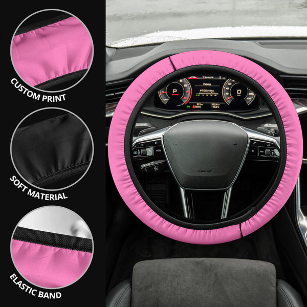 Light Pink Steering Wheel Cover