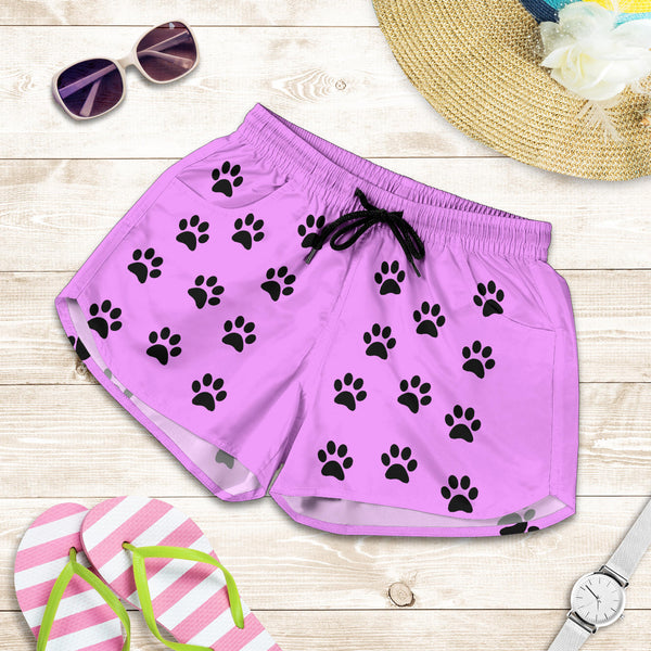 Women's paw prints short