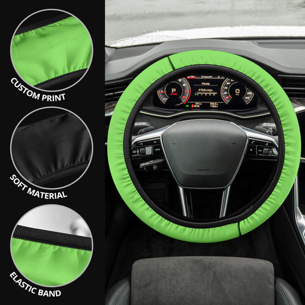 Light Green Steering Wheel Cover