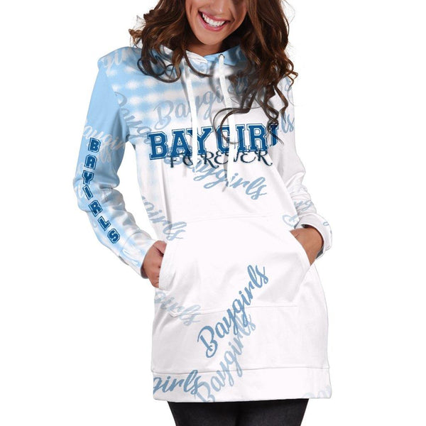 BAYGIRL FOREVER BLUE HOODIE DRESS - TSP Top Selling Products