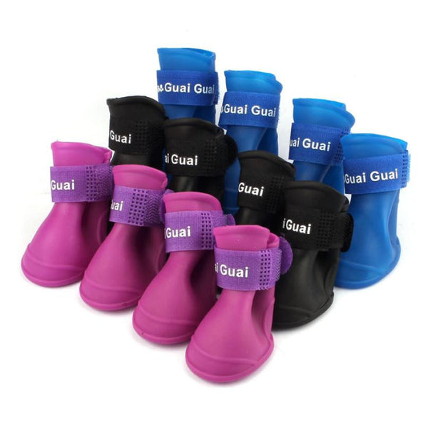 Waterproof Rubber Pet Rain Boots