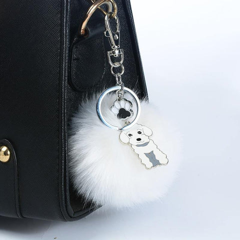 POODLE POMPOM KEYCHAIN - TSP Top Selling Products
