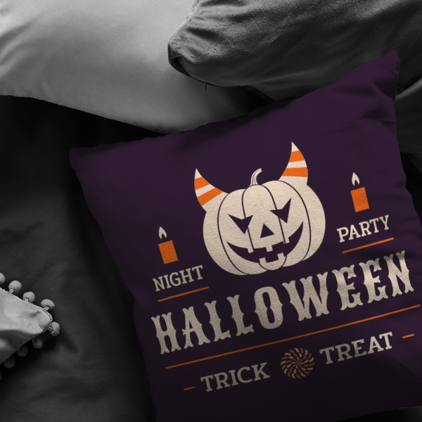 HALLOWEEN NIGHT PARTY  TRICK OR TREAT PILLOW